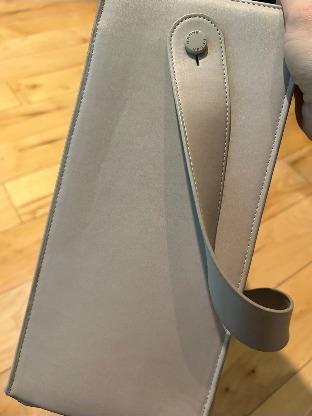 Dagne Dover Daily Tote in Bone Grey in Large